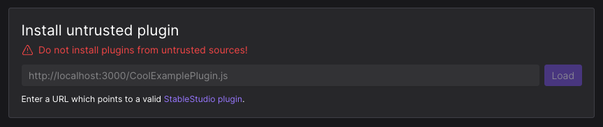 InstallPlugin