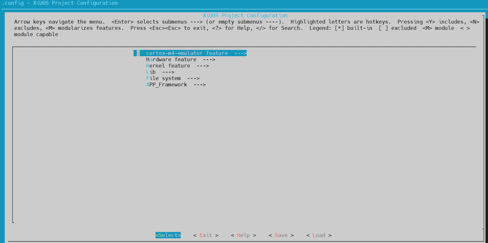 menuconfig