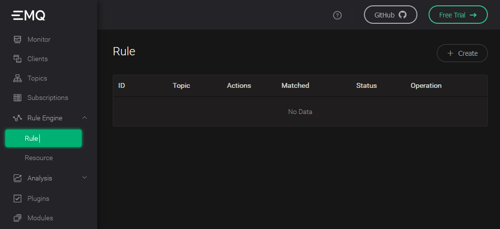 TDengine Database EMQX rule engine